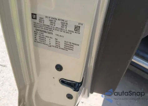 2011 Chevrolet Traverse 1Lt from USA, damaged, VIN 1GNKVGED8BJ133379